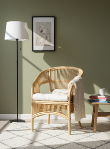 Fauteuil de loisirs Fabiano - Design moderne en rotin/osier pour chambre à coucher, hôtel, espaces de vie - Mélange parfait de confort et de style - Product Image 3