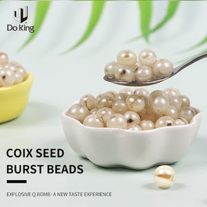 Doking Nouveau produit Thé au lait Bubble Tea Instant Coix Seed Burst Beads Highland Barley Oat Popping Bobo Pearls of Tapioca Pearls - Product Image 4