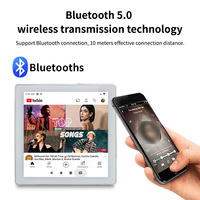 4 inç Android 10.0 Mini akıllı WIFI Bluetooths duvar amplifikatör HiFi dokunmatik ekran destekler 150 dil ev ses sistemi