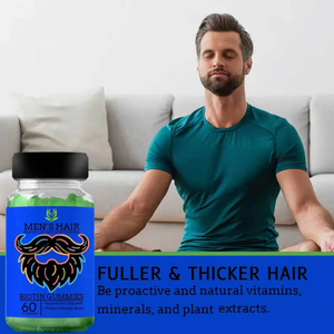 Gomitas de Colágeno de la Mejor Calidad para Estimular el Crecimiento del Cabello, Vitaminas para el Crecimiento de la Barba en Hombres con MSM, 60 Gomitas - Product Image 6