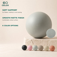 Ballon de Yoga Mini PVC Anti-éclatement Écologique 20CM avec Paille pour Fitness et Exercice de Stabilité – Vente en Gros Usine