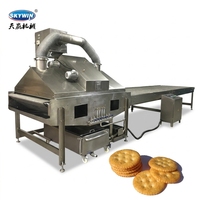 Machine de pulvérisation d'huile pour biscuits, équipement de traitement pour usine de biscuits, pulvérisateur d'arômes pour biscuits