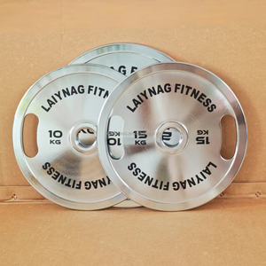 Barbell <strong>Plate</strong> Heavy <strong>Weighted</strong> Steel Portable Hand Grip Electroplated Barbell <strong>Plates</strong> - Product Image 6