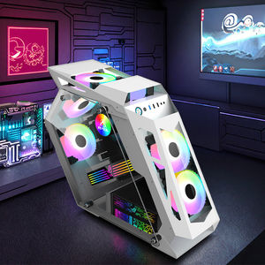 صندوق كمبيوتر مكتبي برج يدعم لوحات الأم <span class=keywords><strong>M</strong></span>-ATX وITX، كيس ألعاب شفاف من الأكريليك لأجهزة الكمبيوتر - Product Image 6