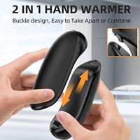 Power Bank 2 en 1 Chauffe-mains électrique portable Cadeau Mobile USB Rechargeable
