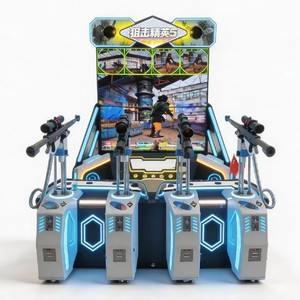 Simulateur de tir d'arcade <span class=keywords><strong>Sniper</strong></span> <span class=keywords><strong>Elite</strong></span> <span class=keywords><strong>5</strong></span> pour 4 joueurs en équipe, à vendre - Product Image 1
