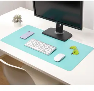 Almohadilla de escritorio de oficina de doble cara, estera de escritorio impermeable para escritorio