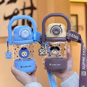 Botella de agua Tritan Supre Fans para niños con pajita y correa para uso en maternidad y posparto - Product Image 5