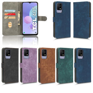 Custodia in pelle di protezione per fotocamera RFID blocco porta carte per <span class=keywords><strong>TCL</strong></span> 405/<span class=keywords><strong>TCL</strong></span> 406/T506D/<span class=keywords><strong>TCL</strong></span> 408 custodia per telefono cellulare - Product Image 2