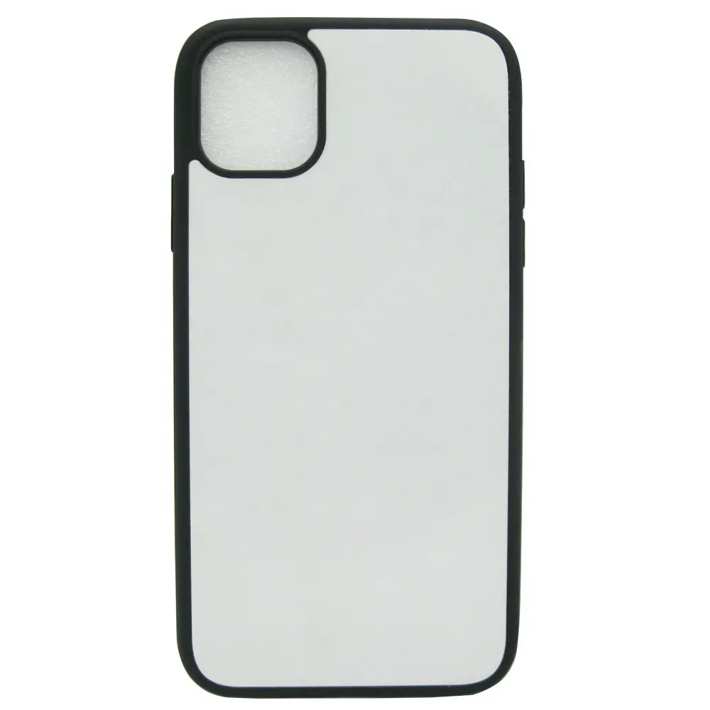 Wholesale Custom Design 2D With Aluminum TPU PC Sublimation Blanks Phone Case For iPhone 11 12 Mini Pro Max