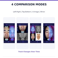 Analyseur de peau IA 36MP, appareil d'analyse cutanée du visage, équipement d'imagerie multi-spectrale, écran tactile 15,6 pouces, rapports numériques