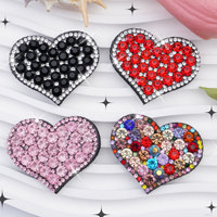 Nouvel Arrivage : Patchs à coudre en strass en forme de cœur irrégulier, Ornements en cristal DIY pour pinces à cheveux, vêtements, sacs, décoration, vente en gros