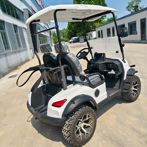 Voiturette de golf 2 places, batterie lithium 48V, autonomie 100 km, avec pare-soleil, phares LED, haut-parleurs, certifiée CE, voiturette de golf 4 places - Product Image 6