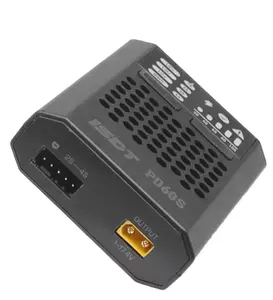 ISDT PD60 60W6Aバッテリーバランス充電器タイプC入力 (Lipo2-4S用) RCFPVレーシングフリースタイルドローン用バッテリー