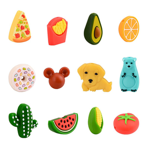 Perles en silicone personnalisées pour porte-clés, kit de fabrication de perles en forme de fruits pour bracelets, colliers, bijoux et artisanat - Product Image 3
