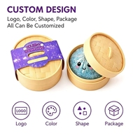 Boîte mystère de squishies en forme de boulette, qualité alimentaire, emballage de présentation prêt à l'emploi, squishies mystères, ornement anti-stress de bureau