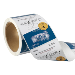 Etiqueta personalizada Código QR Etiqueta de rollo de vinilo Autoadhesiva <span class=keywords><strong>Color</strong></span> de alta definición Impresión de cuatro colores Adhesión firme y duradera - Product Image 1