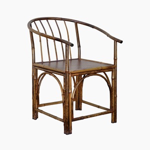 Sillón de Bambú Meilu, hecho a mano por artesanos expertos, una silla tradicional de estilo chino para salas de té y espacios de infusión. - Product Image 5