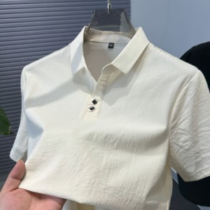 Nouveau Polo en Coton de Haute Qualité pour <span class=keywords><strong>Homme</strong></span> 2026 LY – T-shirt d'Été à Col Revers Ample pour <span class=keywords><strong>Homme</strong></span> - Product Image 2