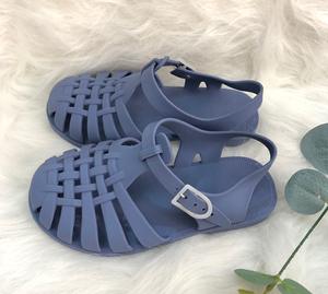 Оптовая продажа с фабрики, роскошные пляжные летние детские сандалии-желе на плоской подошве для девочек - Product Image 6