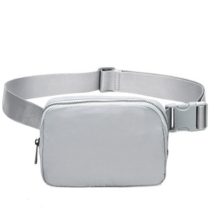 Women's 024 Chest Bag Custom Nylon Belt Cross Body Waist Sport Workout <b>Running</b> <b>Dog</b> Bum Bag Fanny Packs-Box Shape - Product Image 2