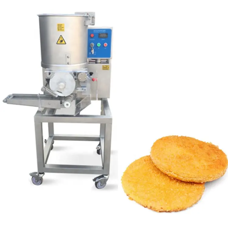 Máquina automática para hacer carne, 2-10cm, redonda, cuadrada, con forma de estrella, nugget, falafel