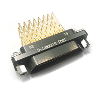 Connecteur Électrique Industriel Rectangulaire J30J-51ZKWP7-G à 51 Broches avec Boîtier en Laiton et Aluminium, Classe IP67, Prise et Fiche