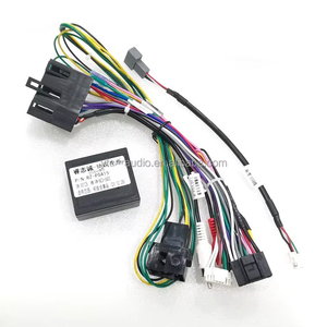 1 पीसी 16-पिन कैंबस प्यूज़ो 308 307 सिट्रोन C-QUATRE कार एंड्रॉइड स्टीरियो वायरिंग ऑडियो और वीडियो इंस्टॉलेशन वायर एडाप्टर - Product Image 2