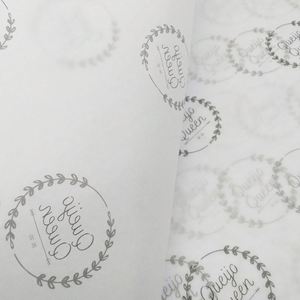 Custom Cheap Printed Brand Name 17gsm Black Organic Tissue Gift Shoes <b>Wrapping</b> <b>Paper</b> - Product Image 2