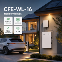 Batterie solaire LiFePO4 Longue Durée CFE CFE-WL-16 Split 16kWh (options 5/10kWh) 6000 cycles avec BMS intelligent et protection CAN multi-niveaux