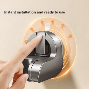 Soporte Universal <span class=keywords><strong>de</strong></span> ABS con Ventosa para Ducha, Ángulo Ajustable, Instalación Rápida, Sin Perforaciones, Gancho para Ducha - Product Image 4