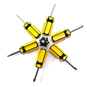 Haute Qualité Professionnel GSR Perceuse Outils À Main PH2 Stubby Petit Mini Philip Plat Tournevis Régulier Brosses De Charbon Industriel - Product Image 1