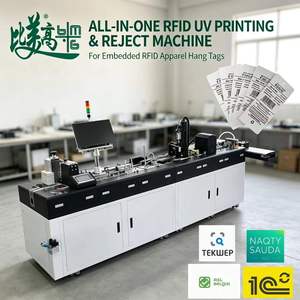 เครื่องพิมพ์อิงค์เจ็ทสำหรับงานพิมพ์ป้าย RFID บนเสื้อผ้า คุณภาพสูง รองรับการอ่านและเขียนชิป พร้อมการถ่ายโอนข้อมูลแบบเรียลไทม์ที่เสถียร - Product Image 1