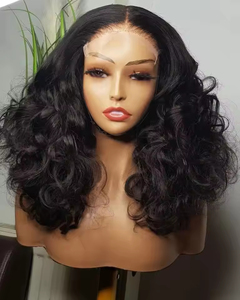 Peluca de Cabello Humano Ondulado Vietnamita Virgen con Frente de Encaje HD 4x4 5x5, Densidad 250, de Lujo, sin Pegamento, para Mujeres Negras, Peluca con Frente de Encaje Económica - Product Image 4