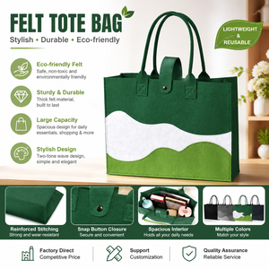 Sac en feutre grande capacité en gros d'usine, sac cadeau, sac de shopping, sac à <span class=keywords><strong>main</strong></span> pour femmes, 2026, prix bas, vente chaude - Product Image 2