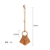 Tapisserie murale en coton macramé faite à la main, pendentif turc contre le mauvais œil, décoration Nazar, écologique, décoration murale pour salon