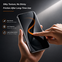 Film Pelindung Layar Anti Spion UV Mietubl Full Glue untuk Layar Lengkung, Anti Sidik Jari, untuk Smartphone Layar Lengkung