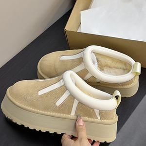 Botas de Nieve para Mujer, Modelo 2026, Marca UGGs, Personalizadas, de Alta Calidad, con Parte Superior de Cuero Genuino y Lana de Lujo para Mayor Comodidad y Calor - Product Image 1