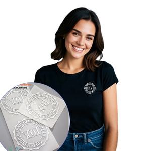 高視認性アイロン接着安全パッチ卸売カスタム印刷ロゴ反射熱転写ステッカー（スポーツウェア、作業服向け） - Product Image 2