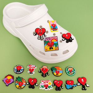 便宜的工厂价格批发堵塞鞋魅力PVC软坏兔鞋魅力装饰定制童鞋魅力 - Product Image 3