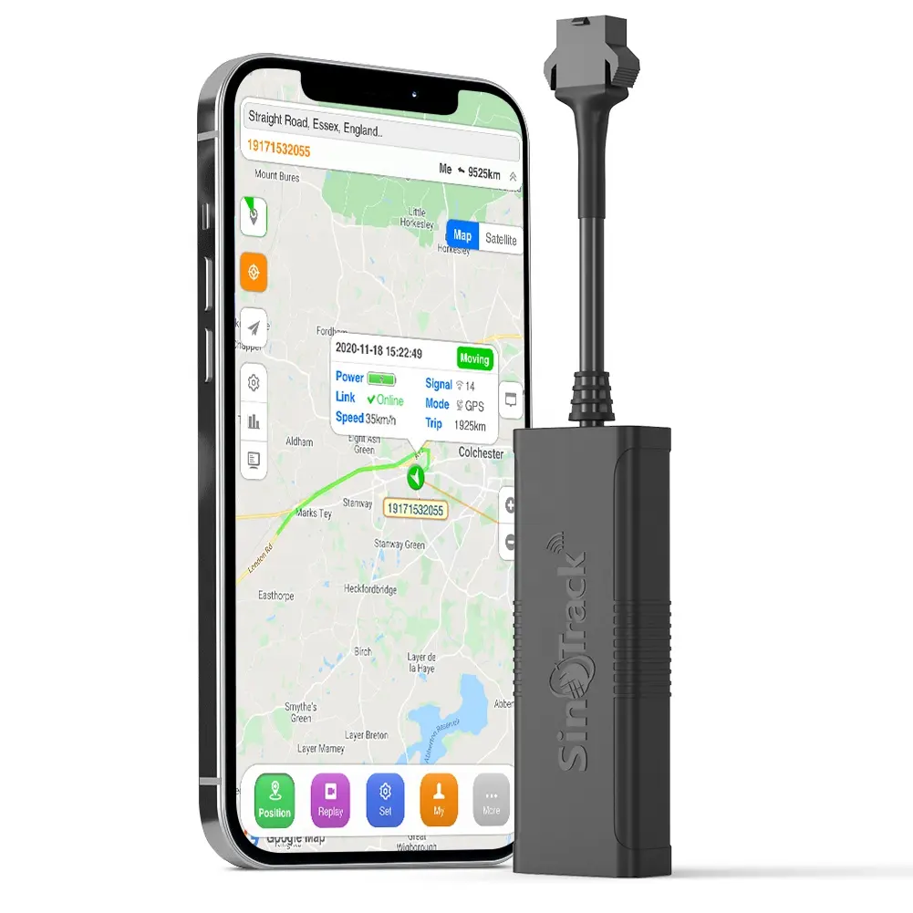 SinoTrack en küçük GPS araç takip cihazı SMS uzaktan motor Stop ile ST-901M