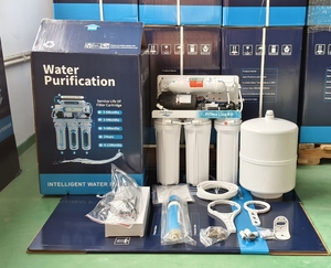 Système de purification d'eau par osmose inverse sans réservoir, design fin OEM, 5 étapes, installation facile pour usage domestique, filtration, eau propre - Product Image 1
