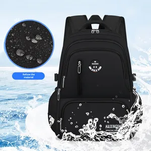 Nouveau sac à dos décontracté grande capacité Oxford tissu pour étudiants voyage d'affaires Polyester imperméable pour les enfants de <span class=keywords><strong>6e</strong></span> année - Product Image 4