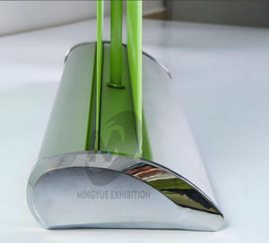 حامل لافتات قابل للطي من الألومنيوم ذو وجهين محمول، عرض إعلاني قابل للسحب من الشركة المصنعة - Product Image 3