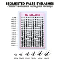 Kit de cils synthétiques DIY en gros, faits à la main, effet éventail, 14 rangées, imperméables, longue durée, pour salon à domicile
