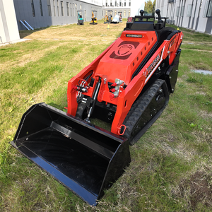 TOVISEN V1000 Mini Skid Steer Loader Diesel Orugas Hidraulica Alto Flujo Mulcher Forestal - Product Image 4