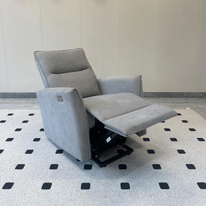 Modern Adjustable Cotton Upholstered Recliner Remote Control Eco-Friendly Wood <b>Frame</b> Foldable Design for Commercial Hotel Use - Product Image 6