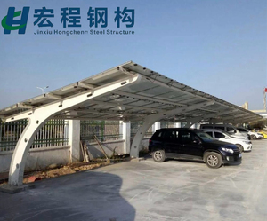 Structure en acier solaire, abri de stationnement pour voiture, abri de recharge pour voiture, carport, structure solaire - Product Image 5