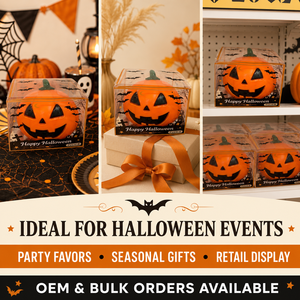 Décoration d'Halloween : Citrouille Squishy, Emballage Thème Fantôme, Jouet Anti-stress Effrayant pour les Fêtes, Vente en Gros en Stock - Product Image 6