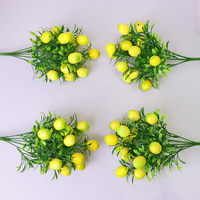 Bouquet de fleurs de fruits artificiels Plantes décoratives pour la décoration de Noël et du Nouvel An